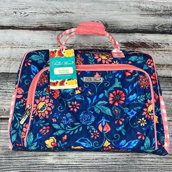 NWT The Pioneer Woman Mazie Weekender Bag/Travel Tote - Picture 2 of 9